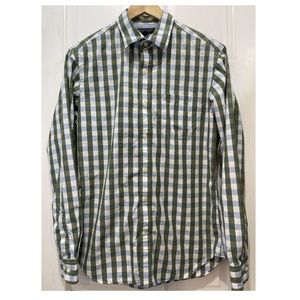 Banana Republic Soft Wash Slim Fit English Garden Gingham Button Down Size Small